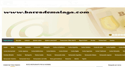 Desktop Screenshot of baresdemalaga.com